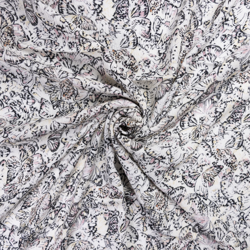 Crêpe crinkle 100% viscose -...