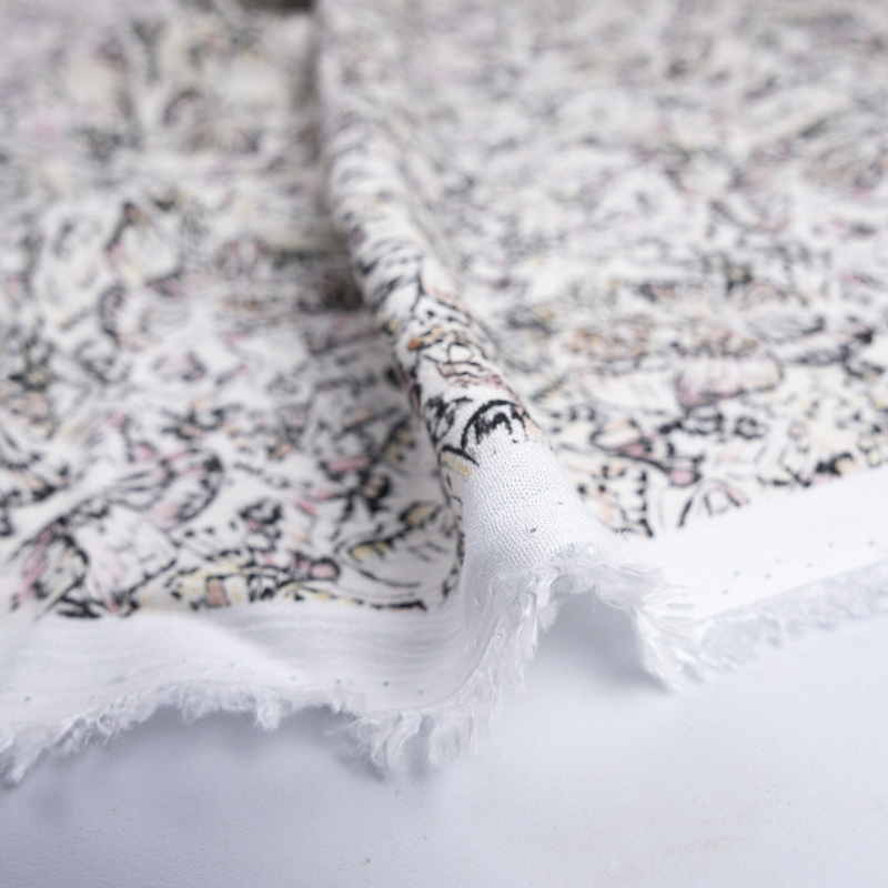 Crêpe crinkle 100% viscose -...