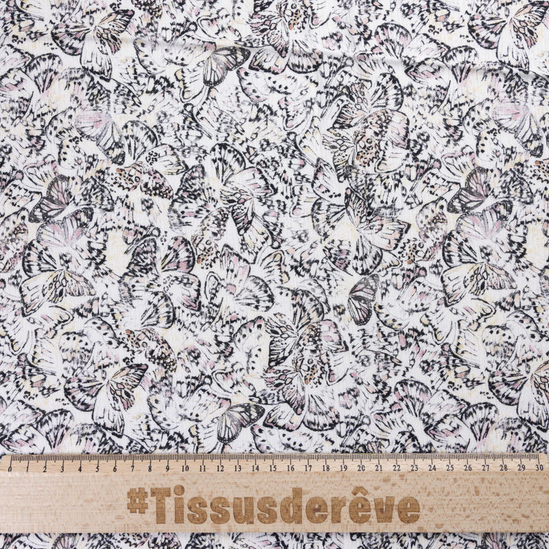 Crêpe crinkle 100% viscose -...