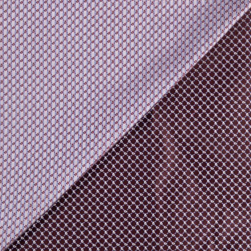 Jacquard 100% soie - Cachemire blanc...