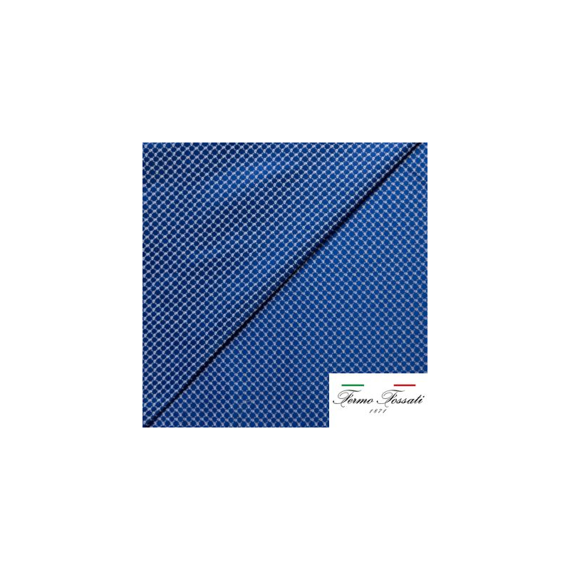 Jacquard 100% soie - Cachemire blanc...