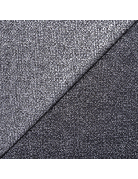 Jacquard 100% soie - Motif micro-grain gris argenté