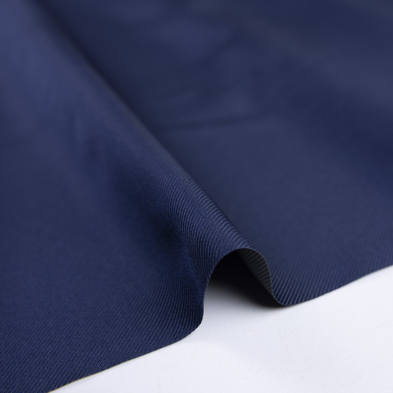 Twill 100% soie double face – Noir &...