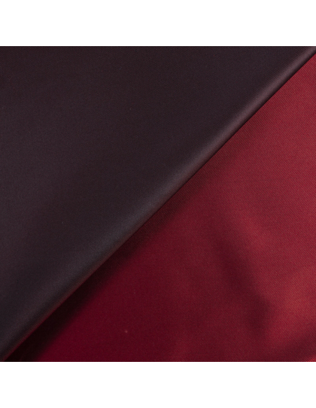 Twill 100% soie double face – Rouge & bordeaux