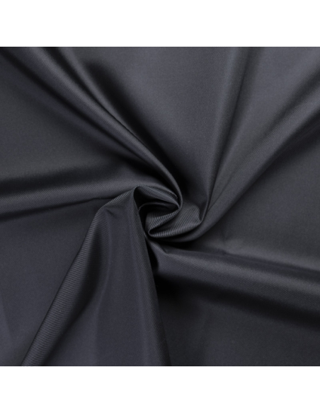 Twill 100% soie double face – Anthracite & gris