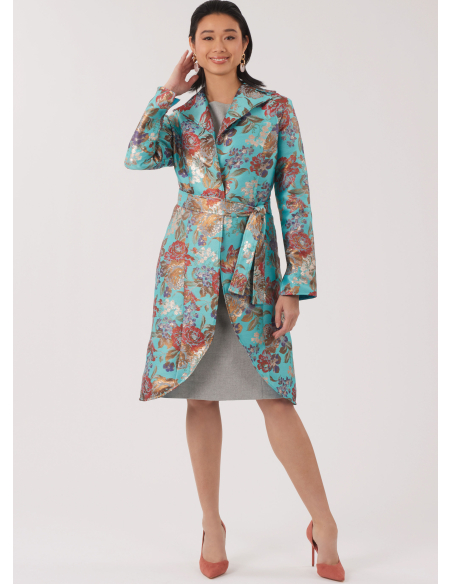 Patron New Look 6809 - Veste doublée & robe à ceinture