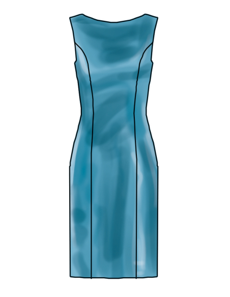 Patron New Look 6809 - Veste doublée & robe à ceinture