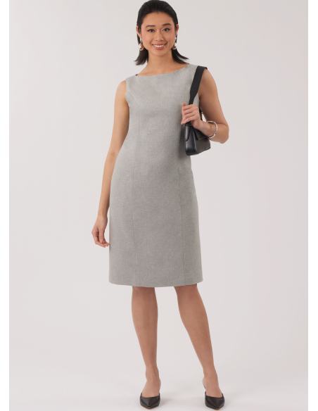 Patron New Look 6809 - Veste doublée & robe à ceinture