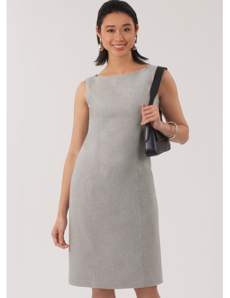 Patron New Look 6809 - Veste doublée & robe à ceinture