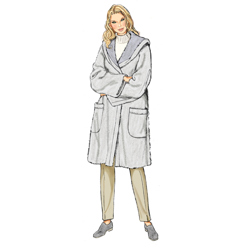 Patron New Look 6811 - Manteau à...