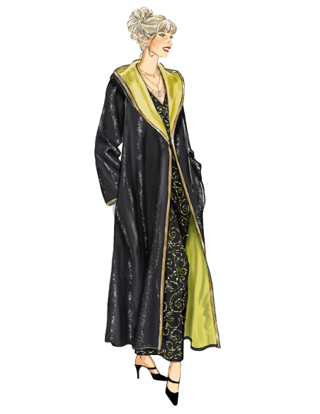 Patron New Look 6811 - Manteau à capuche deux longueurs