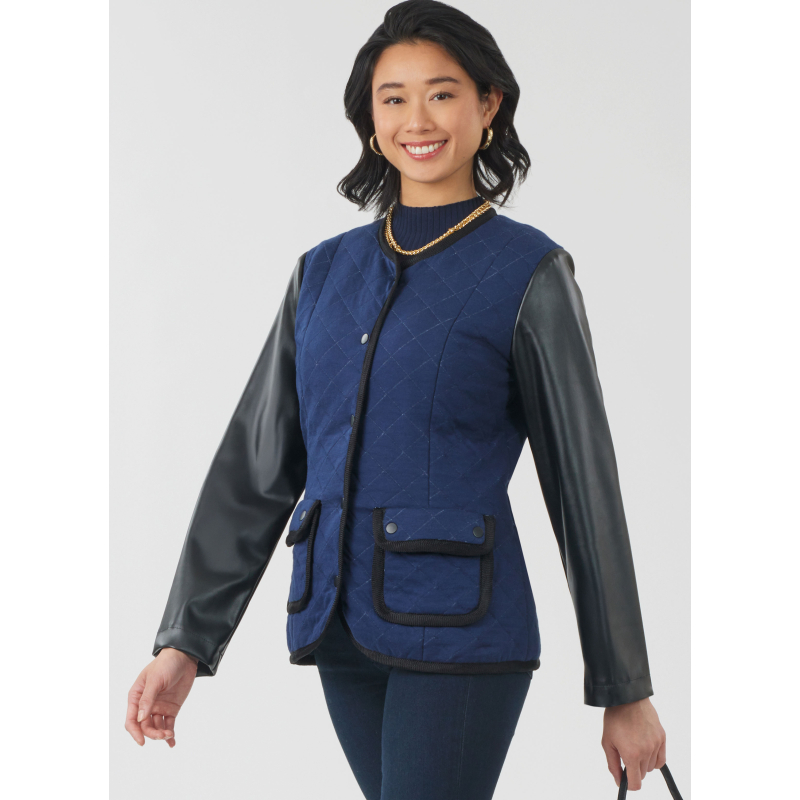 Patron New Look 6812 - Veste zippée...