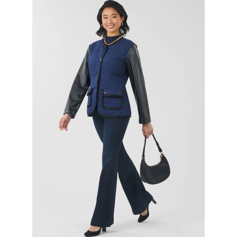 Patron New Look 6812 - Veste zippée...