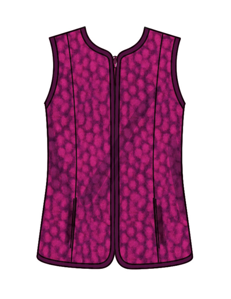 Patron New Look 6812 - Veste zippée et gilet utilitaire