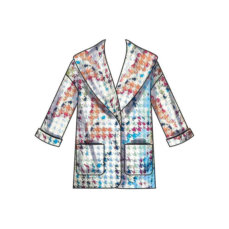 Patron New Look 6819 - Manteau doublé...