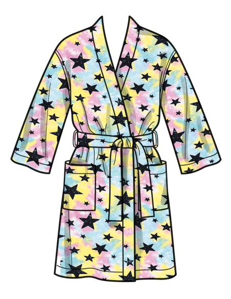 Patron New Look 6820 - Loungewear enfants 5 pièces