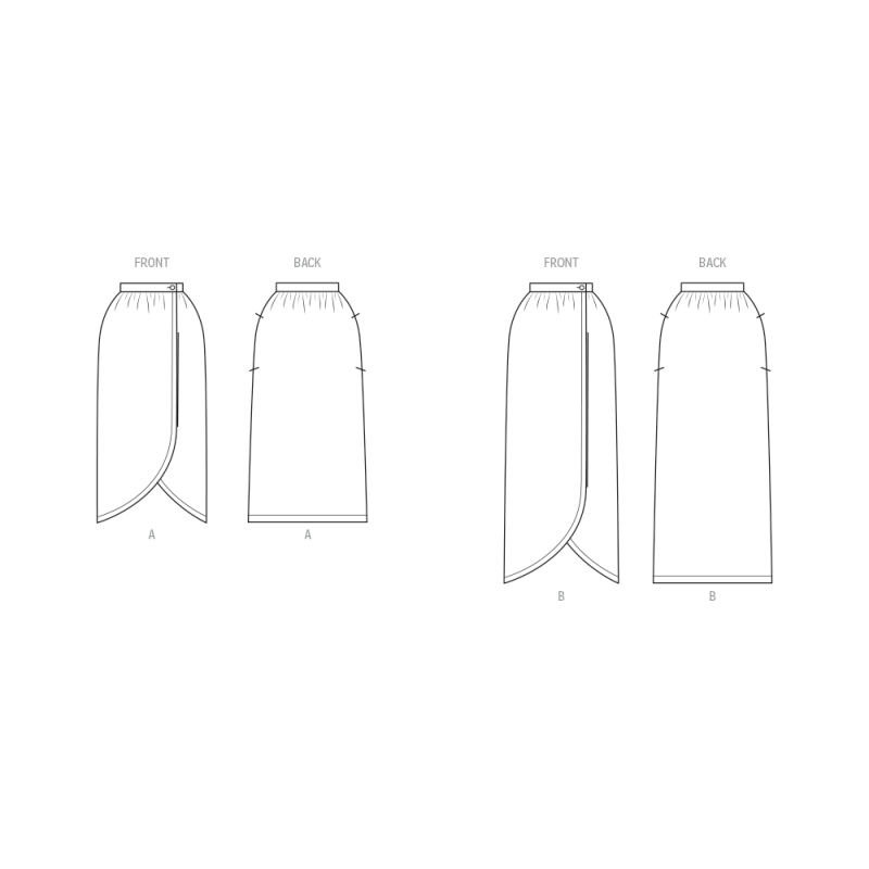 Patron New Look 6813 - Jupe...