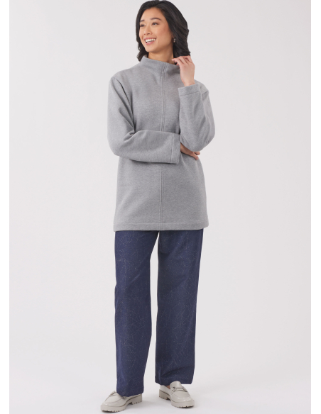 Patron New Look 6814 - Tops et pantalons pull-on