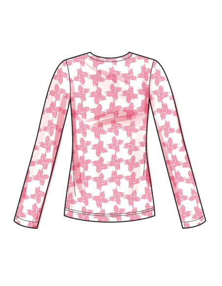 Patron New Look 6815 - Tops manches longues & jupe pull-on