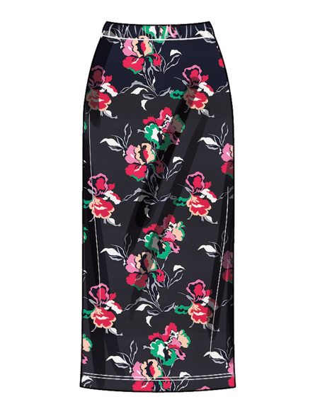 Patron New Look 6815 - Tops manches longues & jupe pull-on