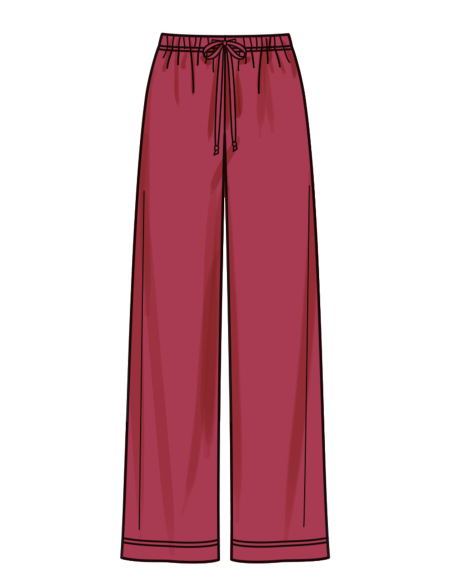 Patron New Look 6818 - Hoodie à capuche, pantalon & robe en maille