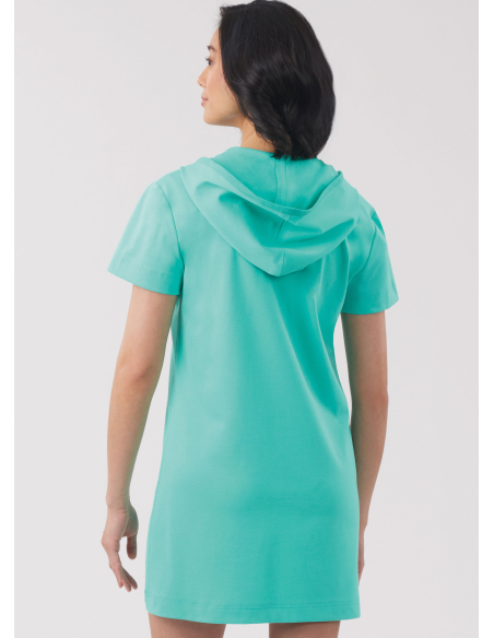 Patron New Look 6818 - Hoodie à capuche, pantalon & robe en maille