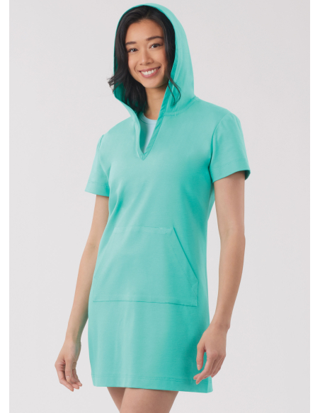 Patron New Look 6818 - Hoodie à capuche, pantalon & robe en maille