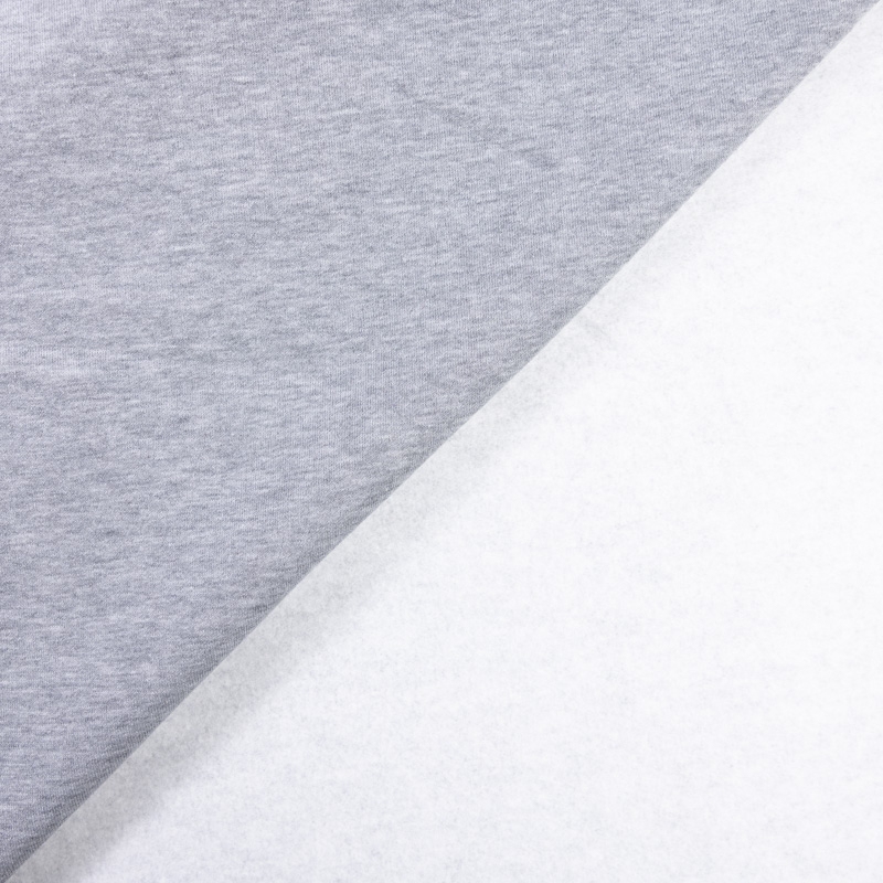 Molleton gratté (Sweat) - Gris chiné