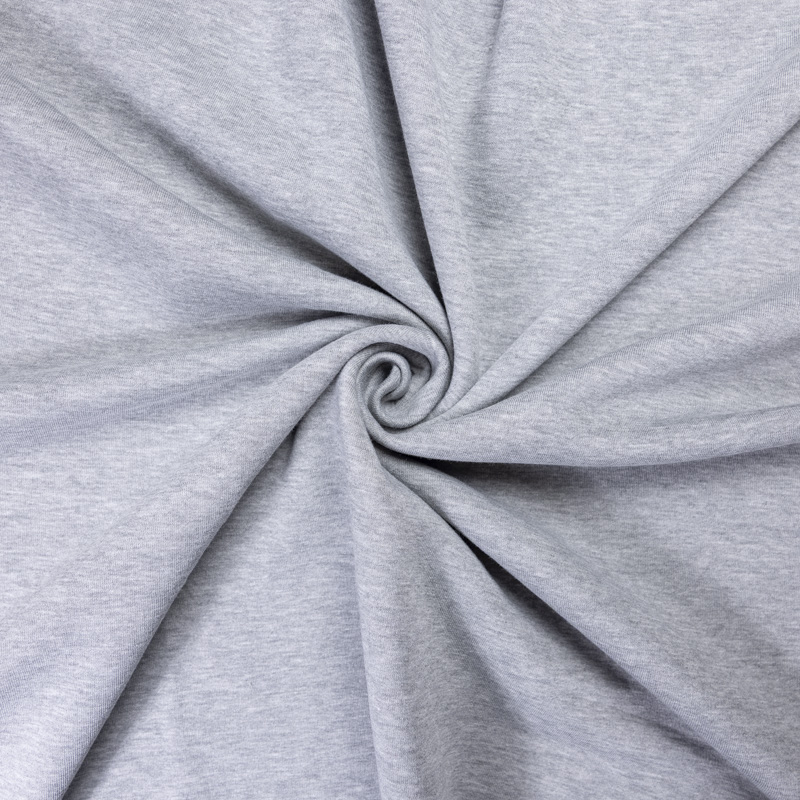 Molleton gratté (Sweat) - Gris chiné