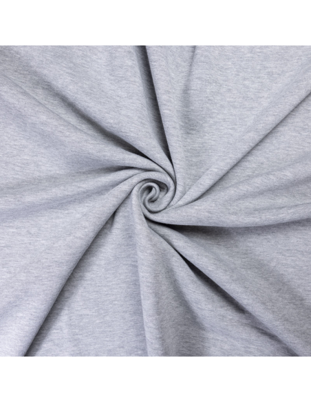Molleton gratté (Sweat) - Gris chiné