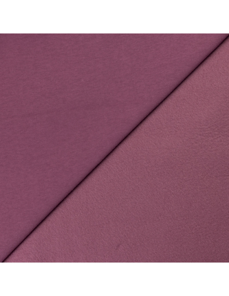 Molleton gratté (Sweat) - Bois de rose