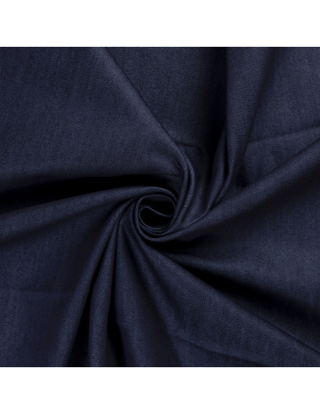 Jean's coton & élasthanne envers imprimé cachemire