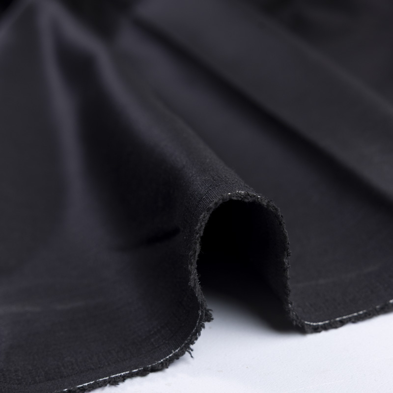 Gabardine satinée coton & élasthanne...