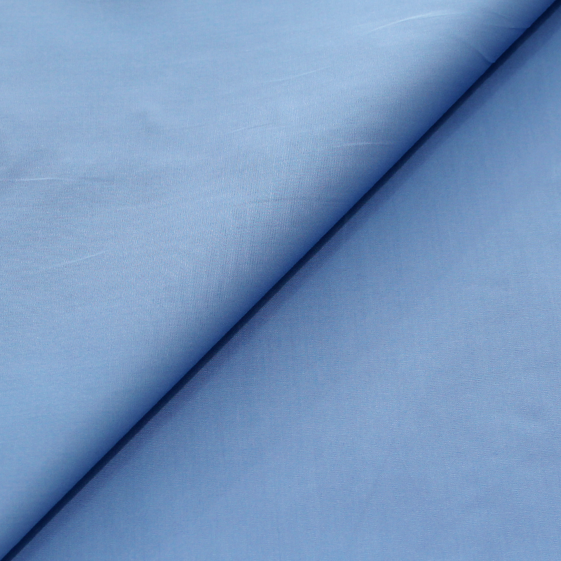 Popeline de coton unie 100% coton - Bleu céleste