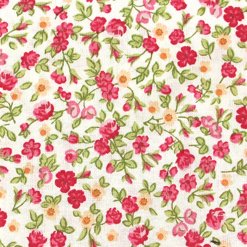 Toile de coton fleurie 100% coton - Celestine Rose