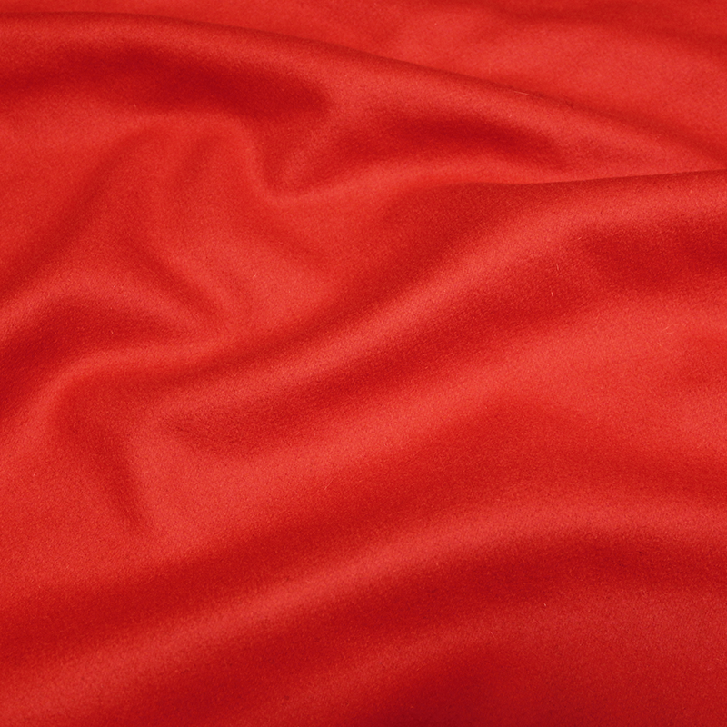 Drap de laine - Rouge vermeil 