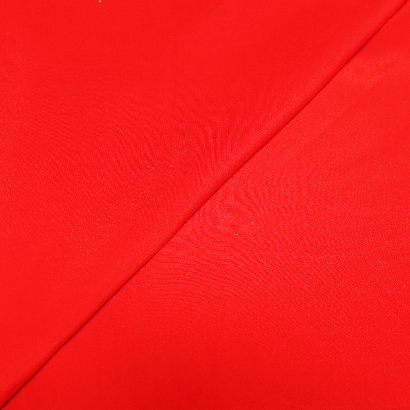 Crêpe 100% polyester - Rouge