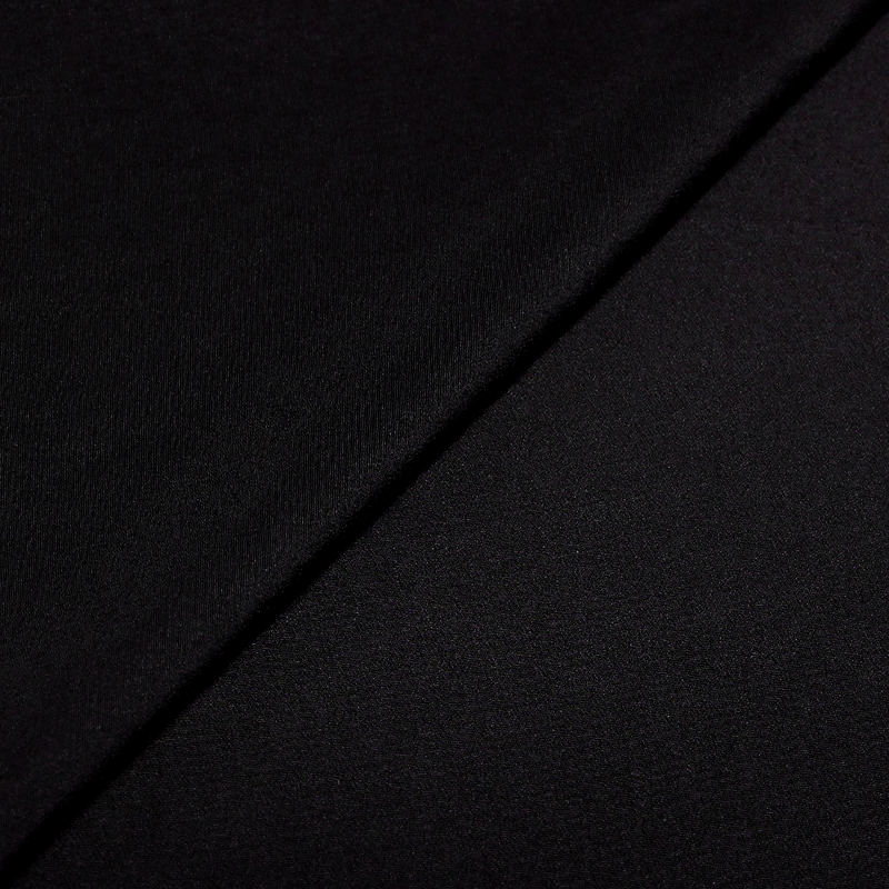 Crêpe 100% polyester - Noir