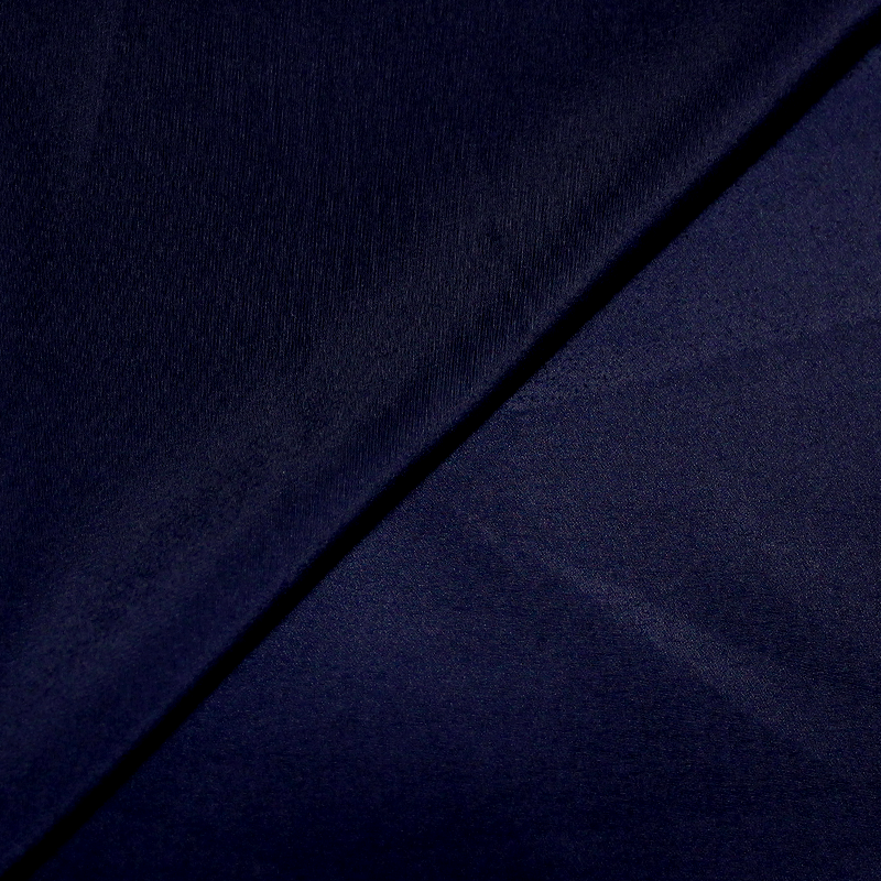 Crêpe 100% polyester - Bleu nuit