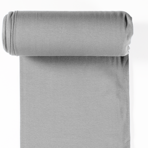 Bord côte uni - Gris chiné