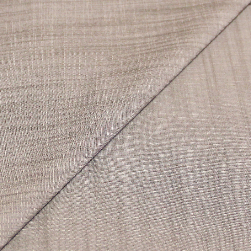 Chambray polyviscose - Gris