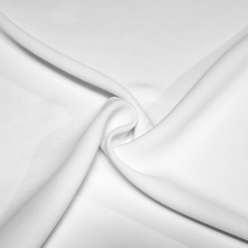Crêpe envers satin - Blanc