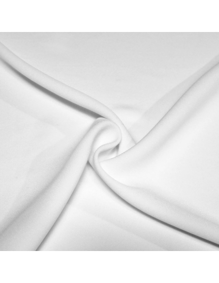 Crêpe envers satin - Blanc