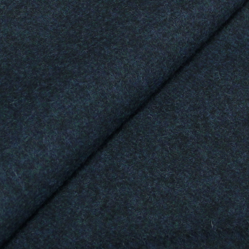Tweed de laine - Bleu Canard