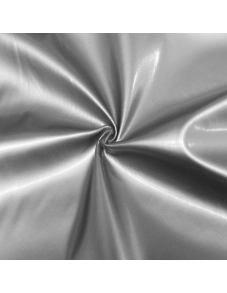 Tissu vinyl - Argent