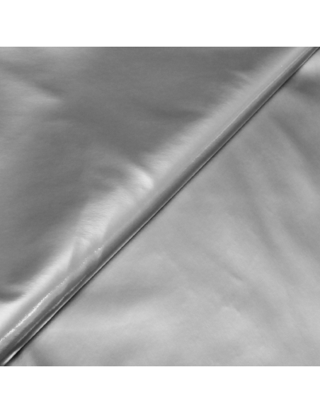 Tissu vinyl - Argent