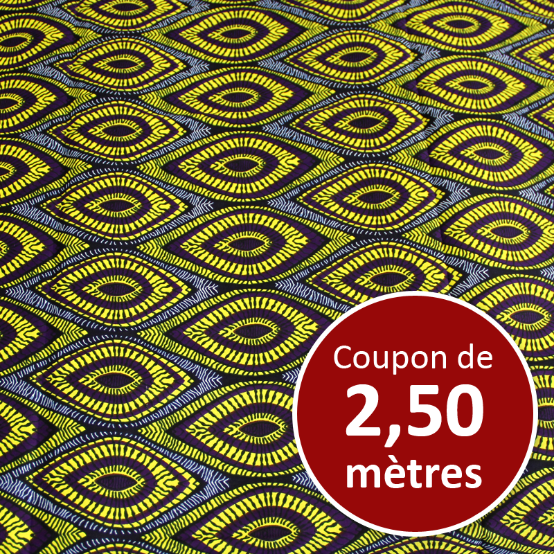 Tissu Africain WAX - Indah (coupon de 2,50 mètres)