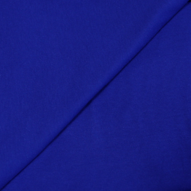 Jersey uni 100% coton - Bleu roi