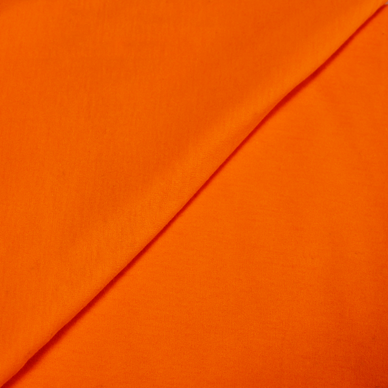 Jersey uni 100% coton - Orange