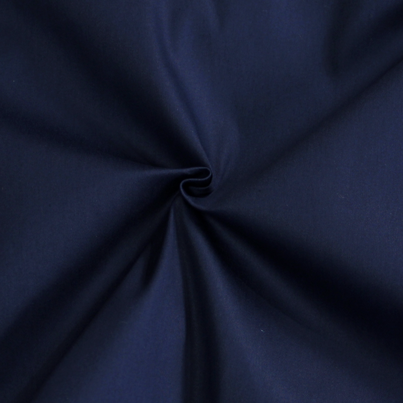 Satin de coton - Marine